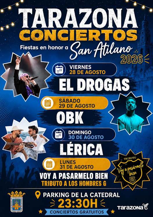 Cartel de conciertos